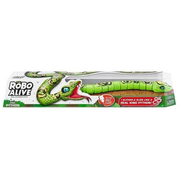 Robo Alive 31 inch King Python Snake Robotic Toy Pet Figure Robot Snake by ZURU - Picture 4 of 5